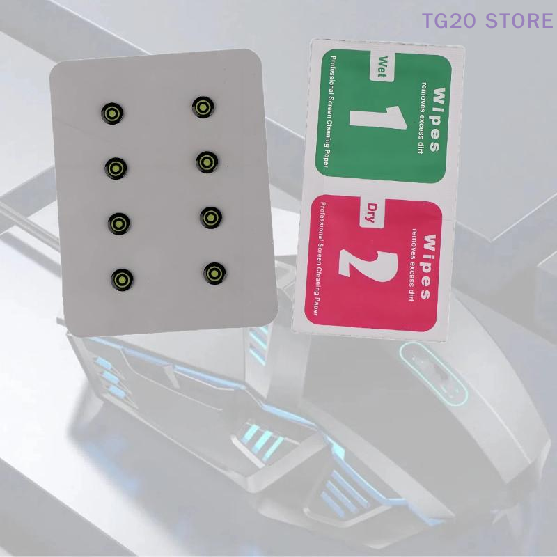 Gaming Accessories Bundle - 8 unids/pack DIY alfombrillas universales para