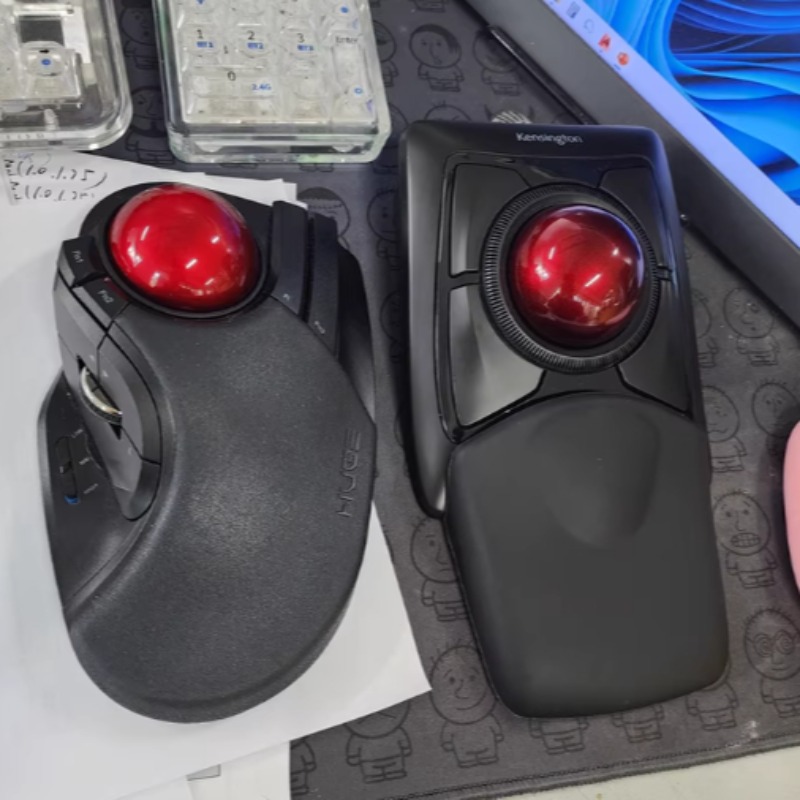 Gaming Accessories Drawing - Nuevo Mouse Trackball 3D con Cable,