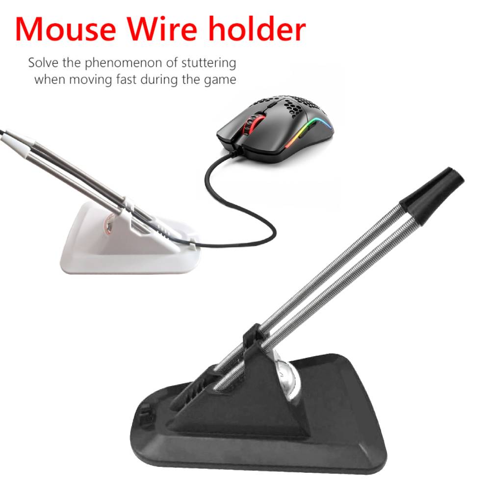 Mouse Bungee Spring - Soporte de Cable para ratón, ordenador,