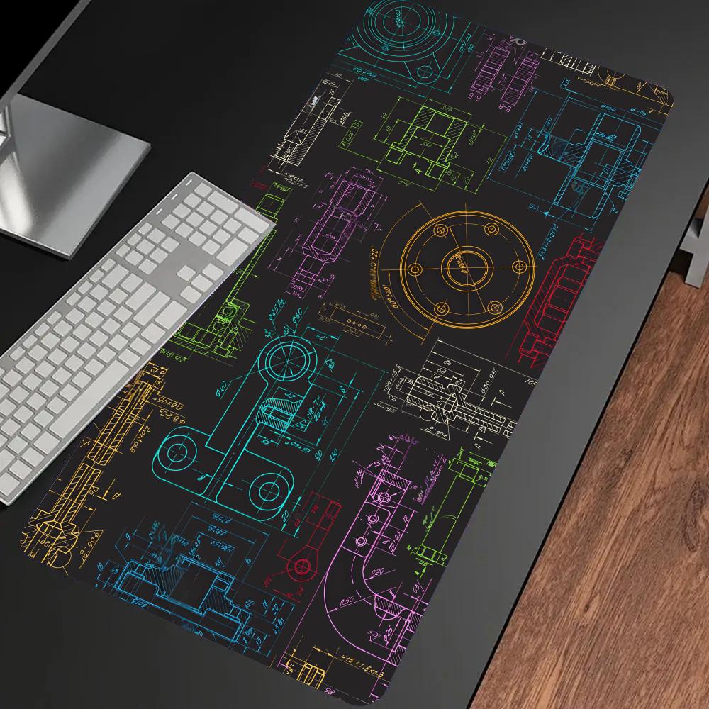 Gaming Accessories Drawing - Alfombrilla de Ratón para Dibujo Mecánico,