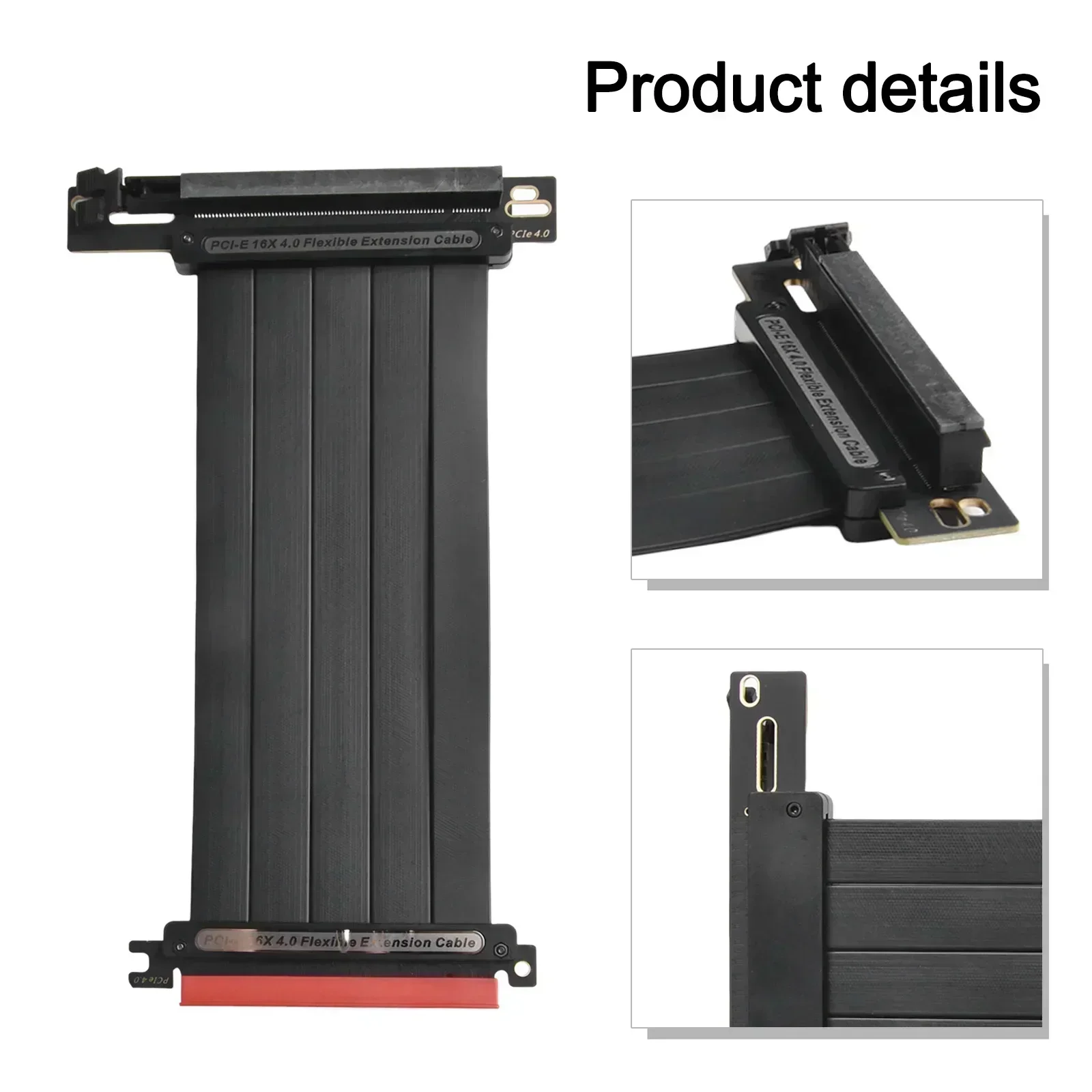 Pcie Extension Cable - TEUCER PCI-E 4,0 X16 Cable elevador