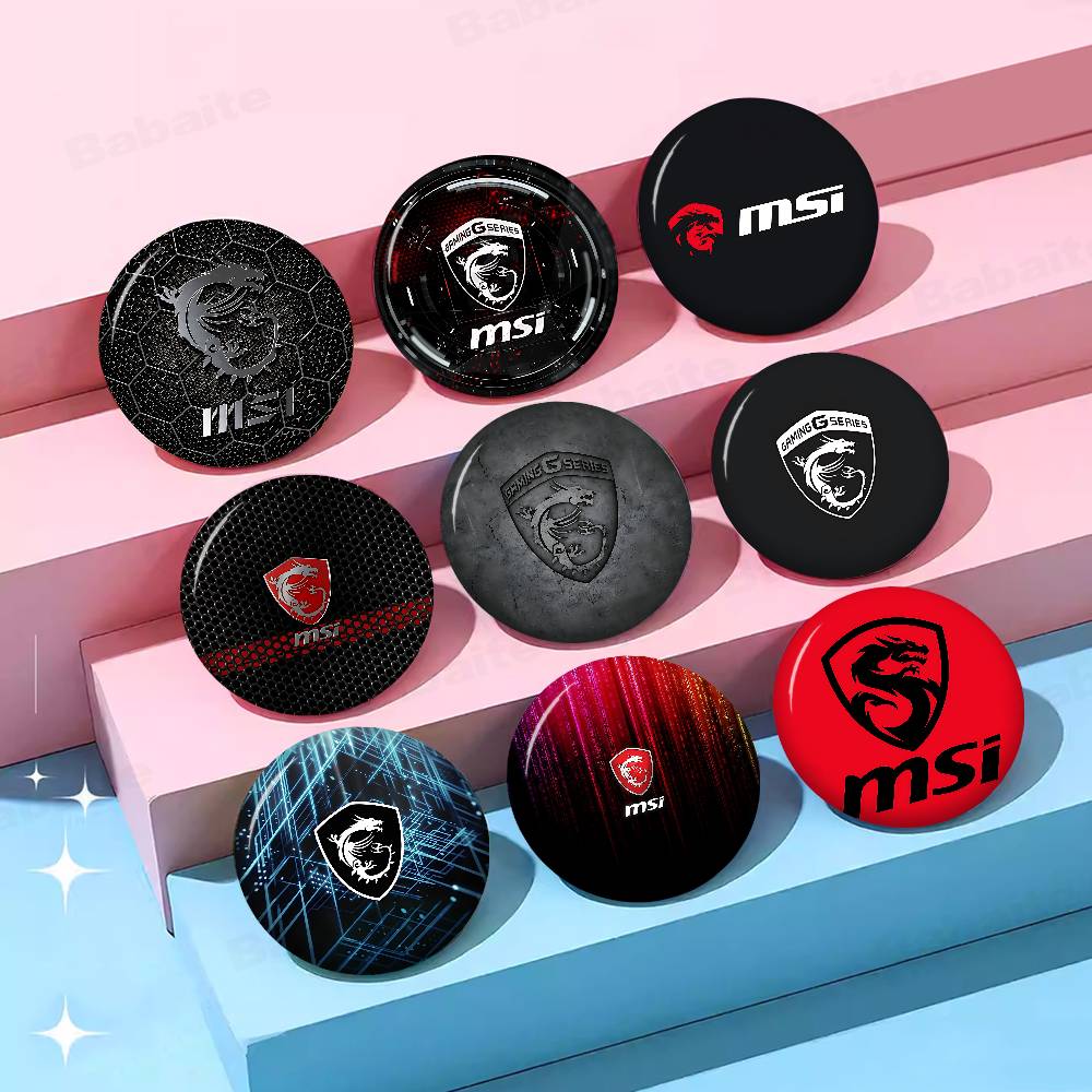 Gaming Accessories Logo - Broche Divertido con Logotipo de M-MSI