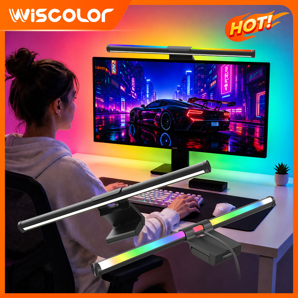 Gaming Accessories Monitor - Barra de Luz WiFi para Monitor,