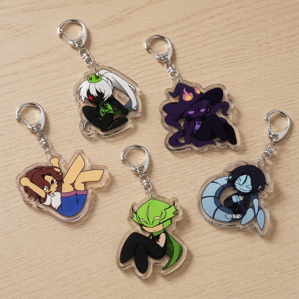 Gaming Accessories Stand - Llaveros de dibujos animados Chibi bonitos,