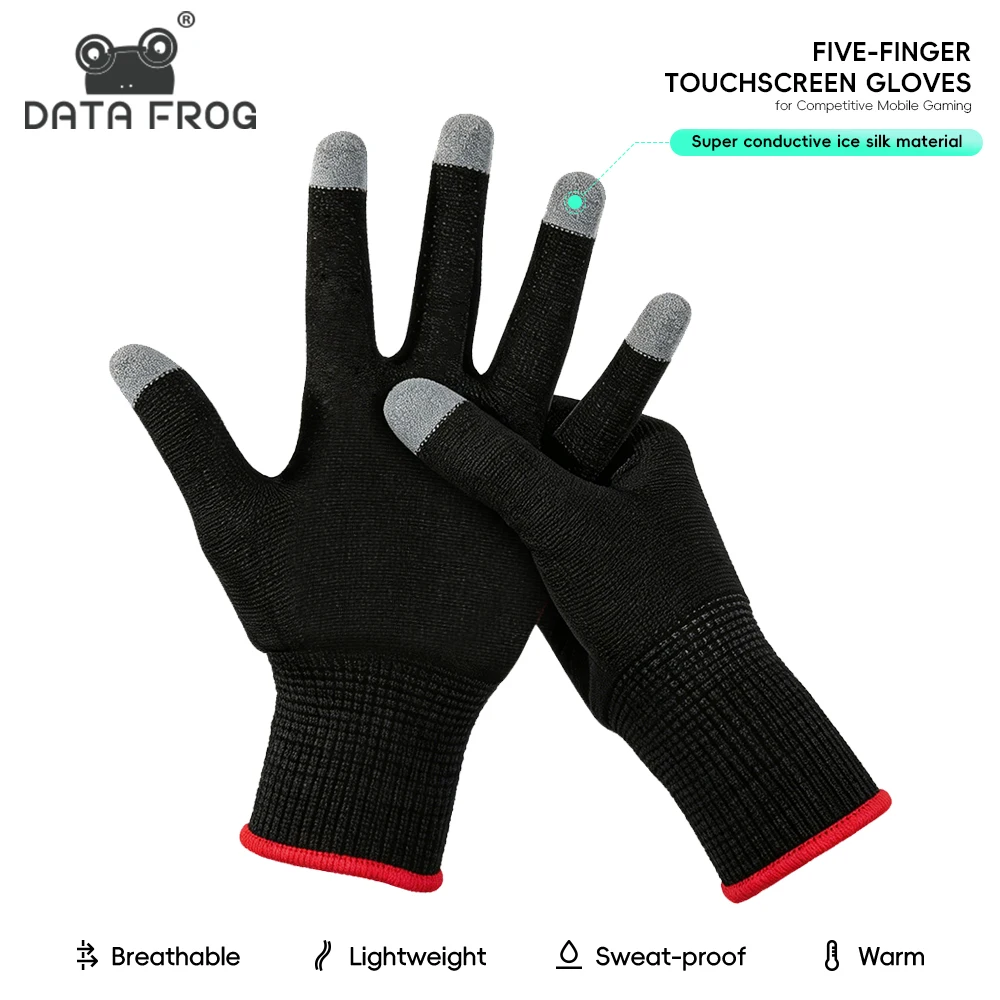 Gaming Accessories Drawing - Guantes de Juego Versátiles Data Frog,