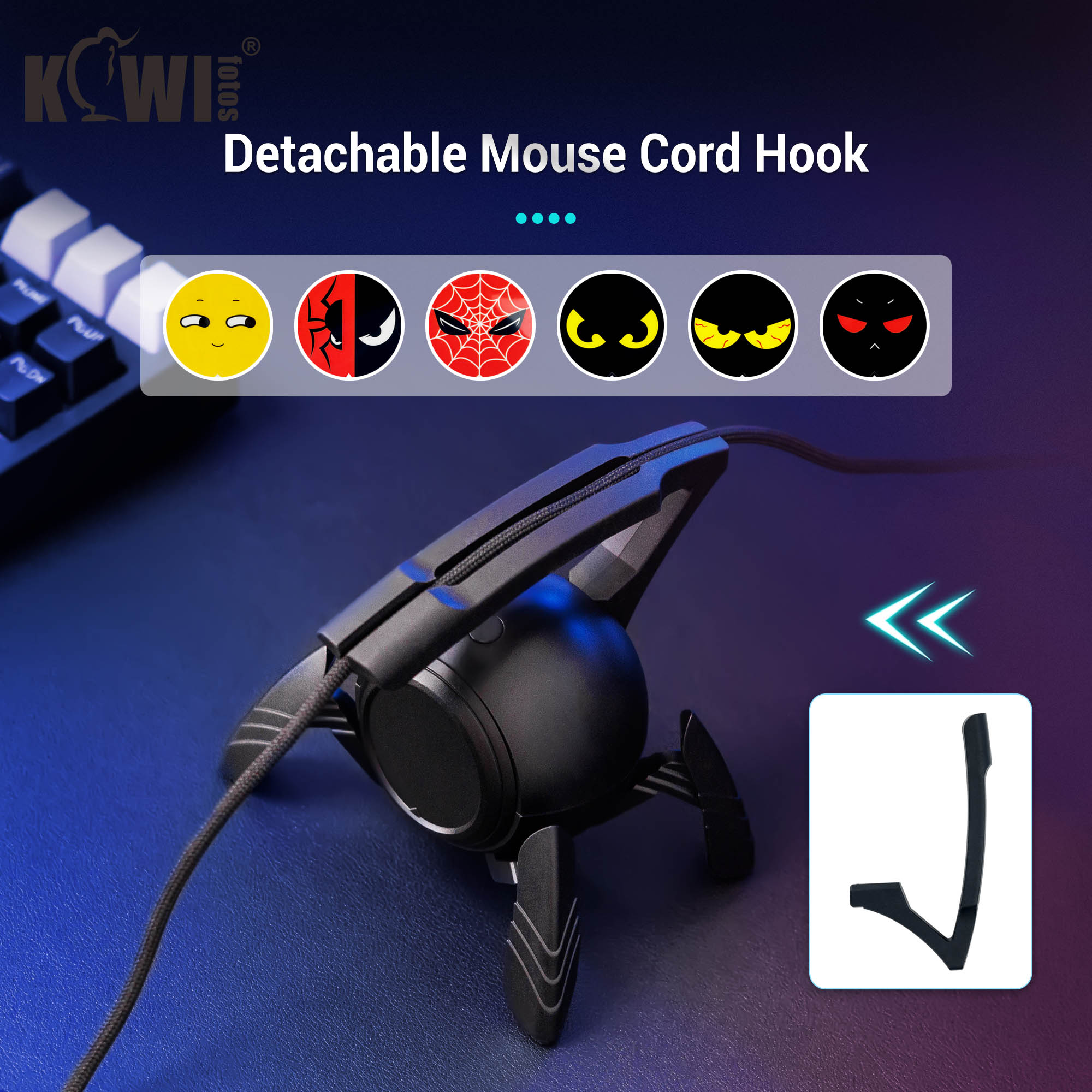 Soporte para cables de ratón,  - Mouse Bungee Spring reseña y precio