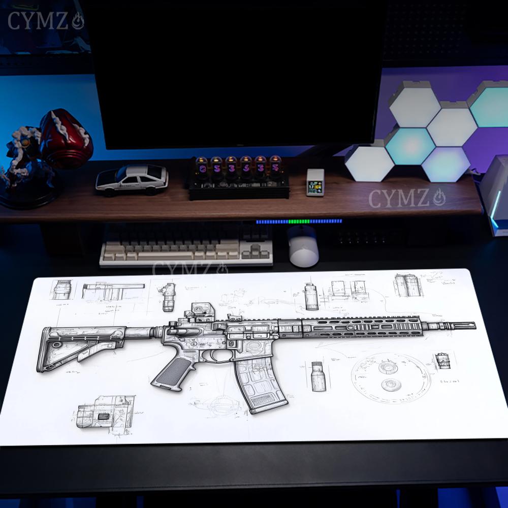 Alfombrilla de ratón grande co - Gaming Accessories Drawing reseña y precio