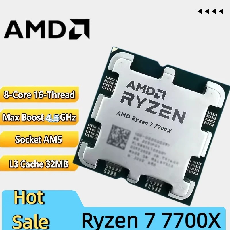 CPU AMD Ryzen 7 7700X R7 7700X - Amd Cpu Ryzen 7 reseña y precio