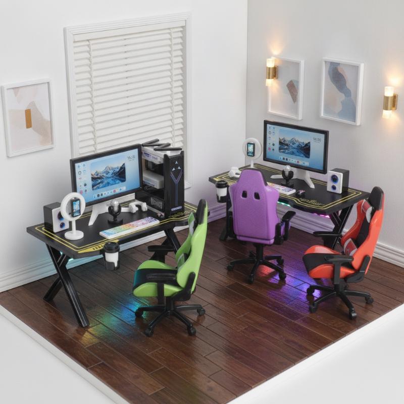Set de Silla y Escritorio de J - Gaming Accessories Monitor reseña y precio
