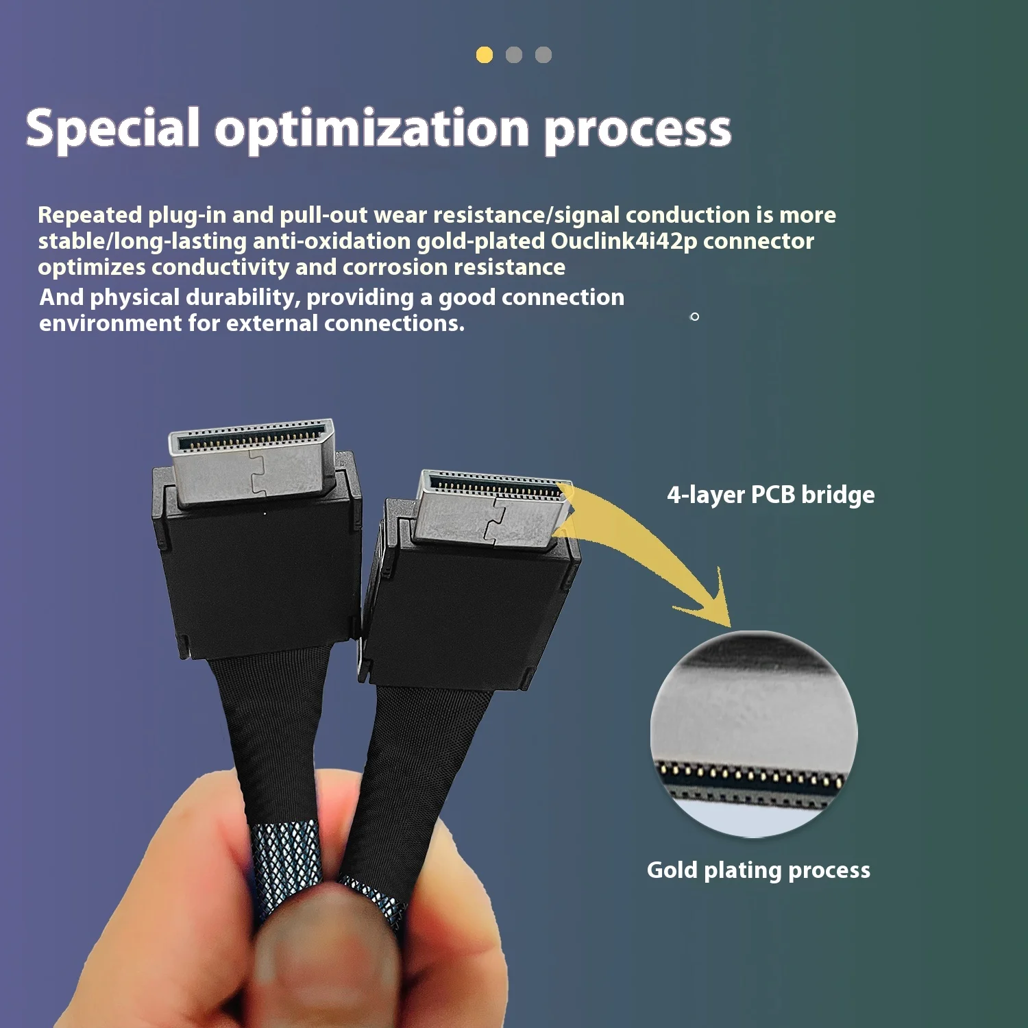 Cable PCIE 4,0 X4 Oculink 4i / - Pcie Extension Cable reseña y precio