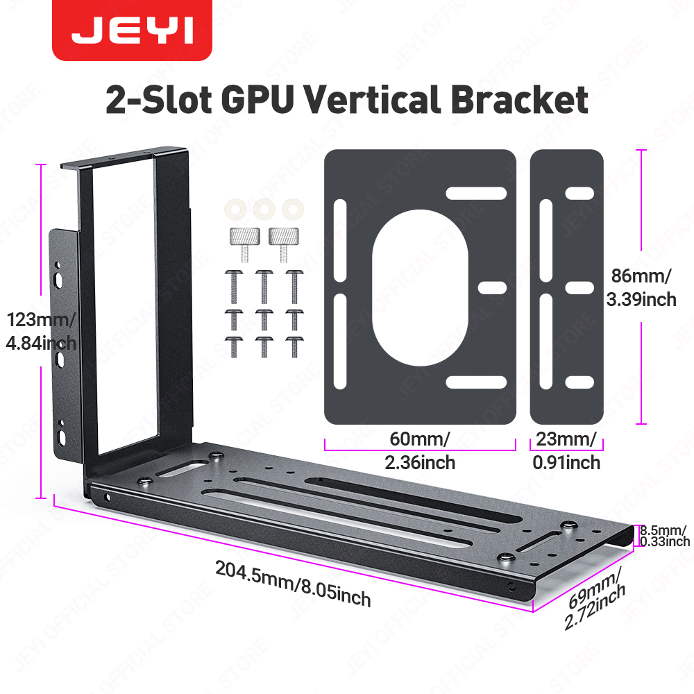 JEYI Soporte de montaje de tar - Pcie Extension Cable reseña y precio