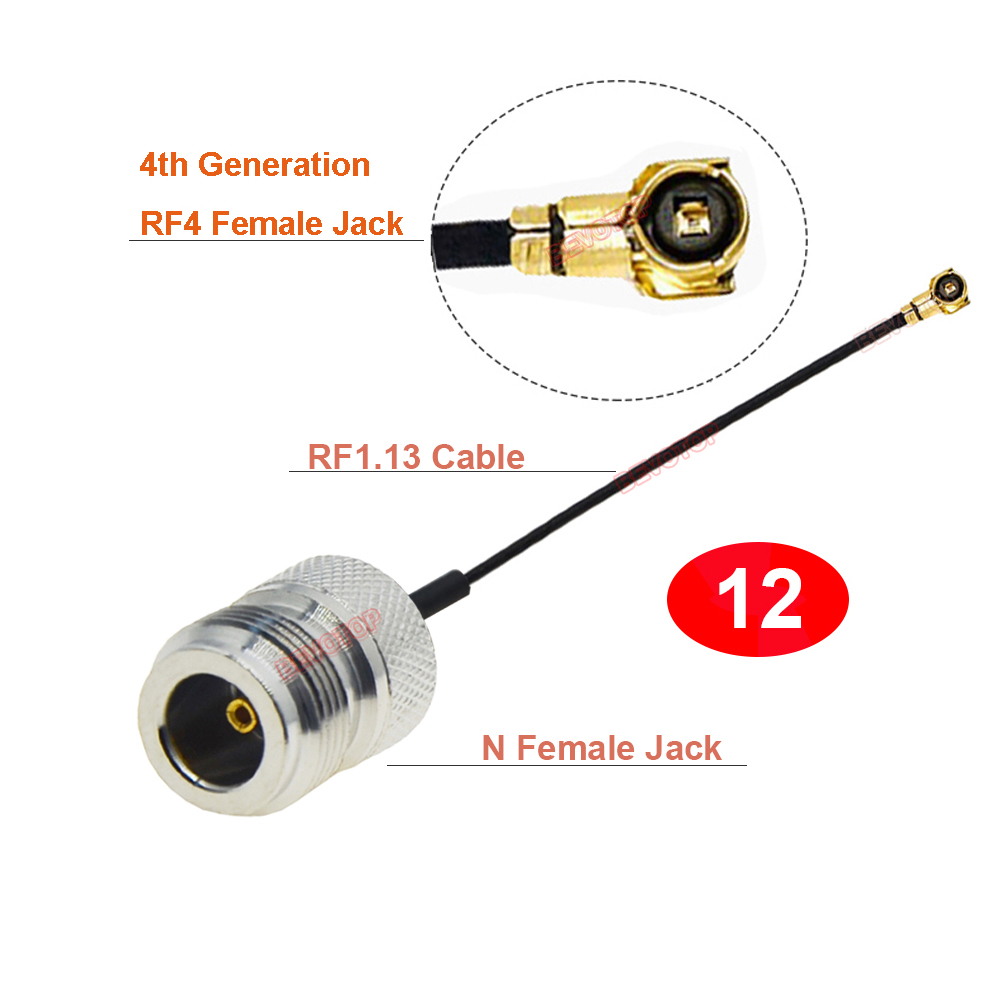 1 Uds 4ta generación RF4 hembr - Pcie Extension Cable reseña y precio