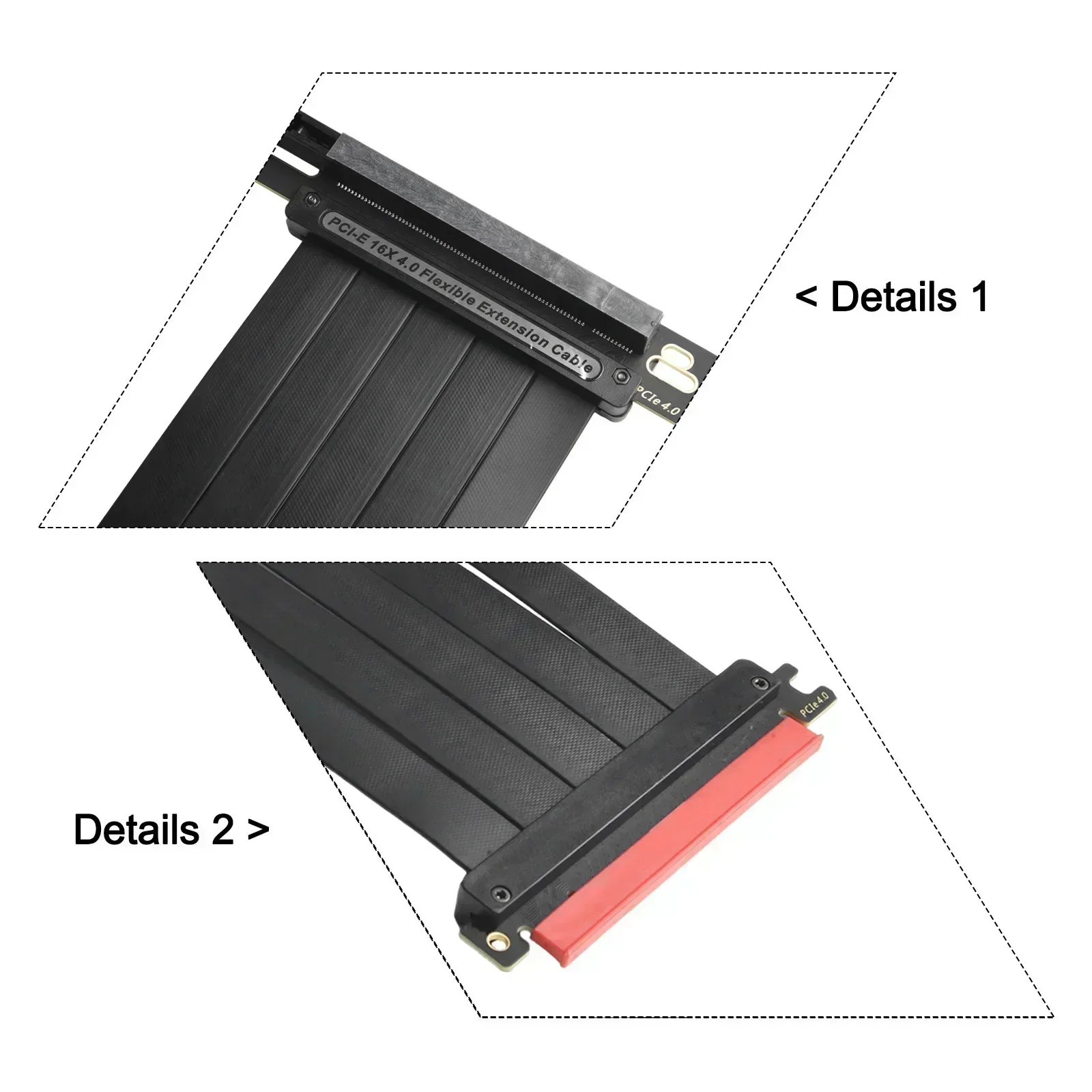 TEUCER PCI-E 4,0 X16 Cable ele - Pcie Extension Cable reseña y precio