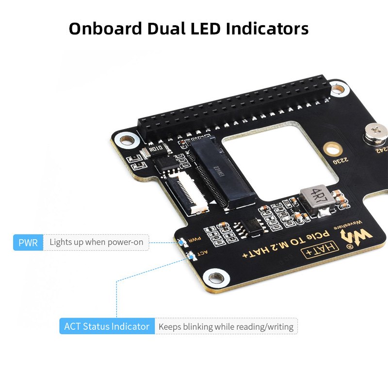 Raspberry Pi 5 PCIe a M.2 HAT  - Pcie Extension Cable reseña y precio