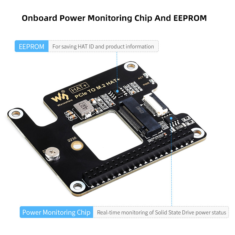 Raspberry Pi 5 PCIe a M.2 HAT  - Pcie Extension Cable reseña y precio