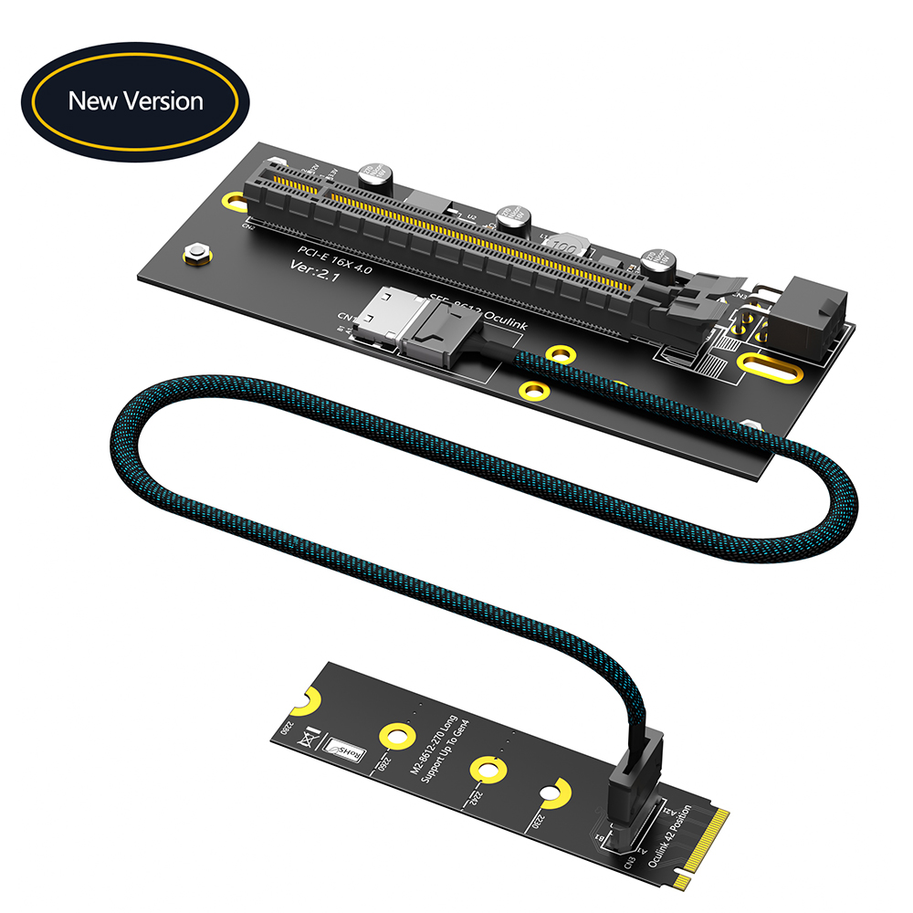 Nuevo cable de extensión M.2 M - Pcie Extension Cable reseña y precio