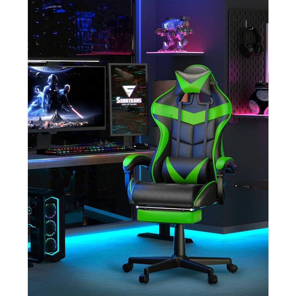 Silla de Juego Ergonómica con  - Gaming Accessories Stand reseña y precio