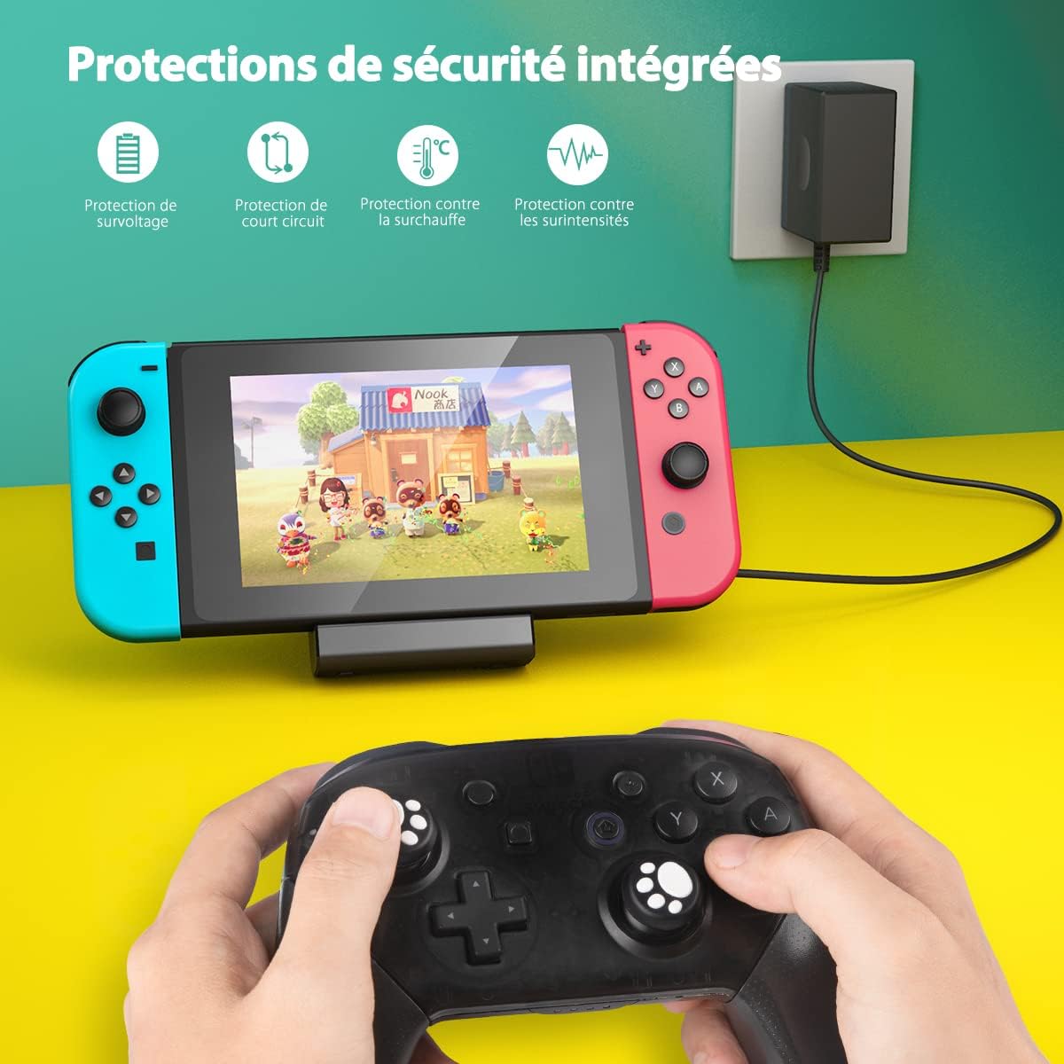 Para Switch Dock para Switch L - Zelda Gaming Accessories reseña y precio